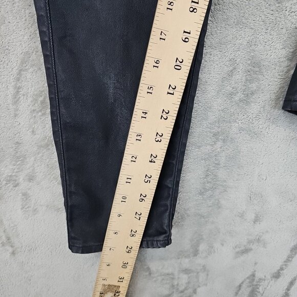 G-Star Raw Jeans Mens Size 30 Waxed Black Rackam 3D Skinny Double Knee Lyocell - Picture 13 of 16